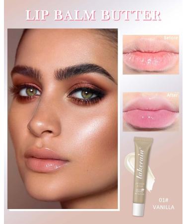 Shop Lip Butter Balm Vanilla Pink | Hydrating Tinted Lip Balm & Gloss - Natural Plumping & Moisturizer for Dry Lips - Buy Online on GoSupps.com