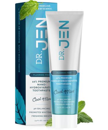 Dr Jen Fluoride Free Natural Remineralizing Toothpaste with 10% Nano Hydroxyapatite  Developed by a Real Dentist  Safe to Swallow  Clinically Proven  Strengthen Enamel 3.4 Fl Oz (Pack of 1) - Buy Online on GoSupps.com