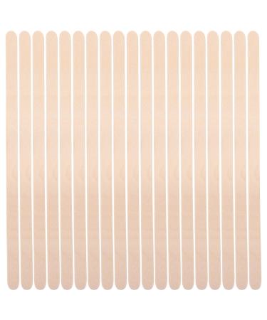 Nolitoy 100 pieces wax stick body hair removal chopstick wood applicator spatula for body legs face hair eyebrow lip nose removal