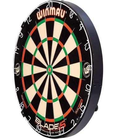 Winmau Blade 5 and Blade 6 Dual Core Bristle Dartboards - High Performance Dartboard Set - Buy Online on GoSupps.com