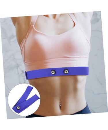 Besportble Heart Rate Monitor Belt - Sports Chest Strap for Accurate Heart Rate Tracking | Multi-Purpose Nylon Band - 17x3cm - Blue - Buy Online on GoSupps.com