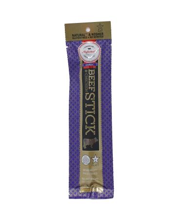 Aufschnitt All Natural Kosher Gluten Free Beef and Chicken Sticks Variety Pack - 1 oz 10 Pack, No Nitrates, Star-K Certified Kosher - Buy Online on GoSupps.com