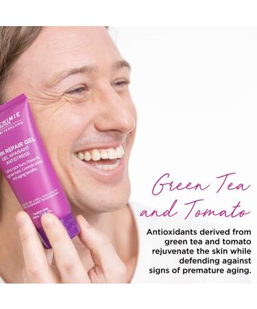 Alchimie Forever Skin Repair Gel - Oil Free Post Shave Care with Rosemary & Turmeric | Soothing Restorative Anti-Aging Benefits | Reduces Ingrown Hairs | 3 fl oz - Shop Internationally - Buy Online on GoSupps.com