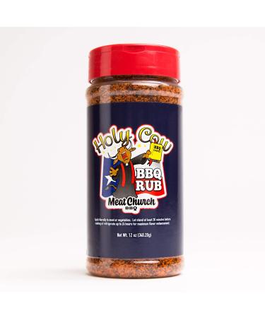 Meat Church Holy Cow BBQ Rub and Seasoning for Meat and Vegetables Gluten Free 12 Ounces 12 Ounce (Pack of 1) - Buy Online on GoSupps.com