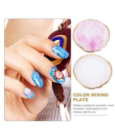 Buy Lurrose 2-in-1 Nail Art Palette | Color Mixing Tray for Gel Polish & Nail Pigments | Ideal for Professional Nail Art & Make-Up | Fast International Shipping - Buy Online on GoSupps.com