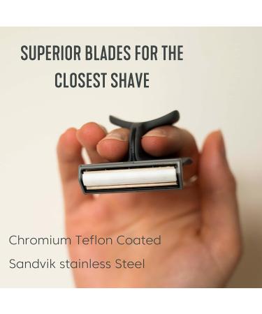 EvoShave Series 2 Unisex Razor - Bidirectional 3-Blade Cartridges (1 Pack) - International Shipping Available - Buy Online on GoSupps.com