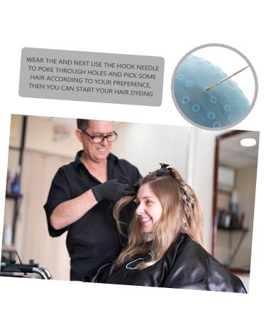 Minkissy Cold Silicone Hair Coloring Set - 22x16cm Brush & Hut for Easy Application | High-Quality Hair Dye Tools - Buy Online on GoSupps.com