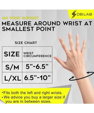 DB LAB Adjustable Wrist Brace for Carpal Tunnel & Tendonitis - Right/Left Hand Support - Reduce Pain - Large/X-Large - Buy Online on GoSupps.com