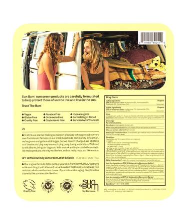 Sun Bum SPF 30 Sunscreen Spray and Lotion Combo - 5 fl. oz. Spray & 3 fl. oz. Lotion - Buy Online on GoSupps.com