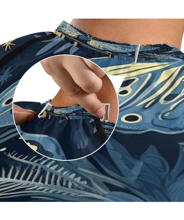 Kigai Butterfly Leaf Barber Cape | Professional Waterproof Hair Cutting Cape for Men & Women | Adjustable Snap Closure Hairdressing Cape - Buy Online on GoSupps.com