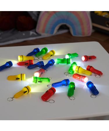 Buy Twiddlers 24 Flashlight Key Pendants for Kids | Perfect Gifts for Birthdays Camping & Outdoor Security - Buy Online on GoSupps.com