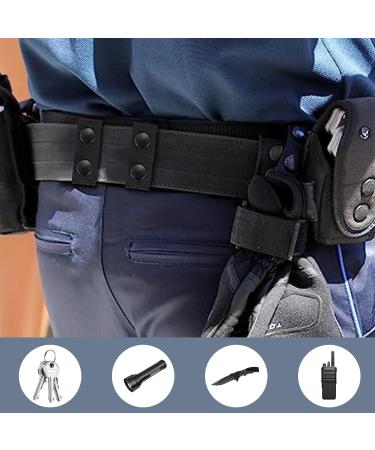 Yndjk 4-Piece Nylon Belt Loop Keeper - Double Push Button for 2 & 2.25 Inch Tactical Belts | Military & Police Accessories - Buy Online on GoSupps.com
