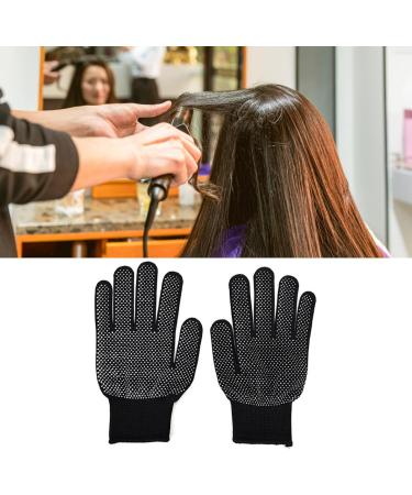 1 Pair Heat Resistant Gloves for Hair Styling Curling Iron Heat Proof Gloves Mitts for Hair Tools - Buy Online on GoSupps.com