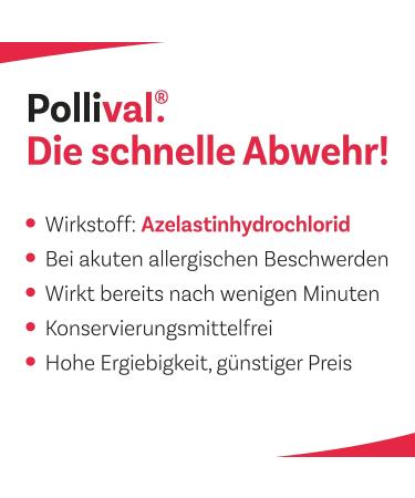 Pollival Nasal Spray 10ml | Fast Relief for Acute Allergy Symptoms | International Shipping Available - Buy Online on GoSupps.com