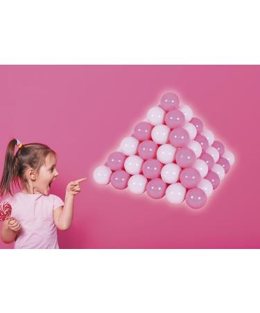 Knorrtoys 56755 - Soft Pink Ball Set ( 6 cm) - 100 Count - Perfect for Playtime | International Shipping Available - Buy Online on GoSupps.com