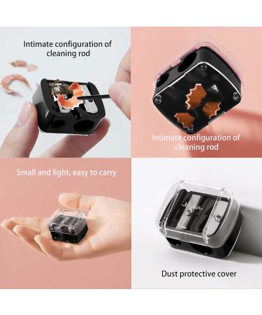 Dual Eyeliner & Eyebrow Pencil Sharpener - Multi-Sized Cosmetic Tool for Precise Makeup Application - Buy Online on GoSupps.com