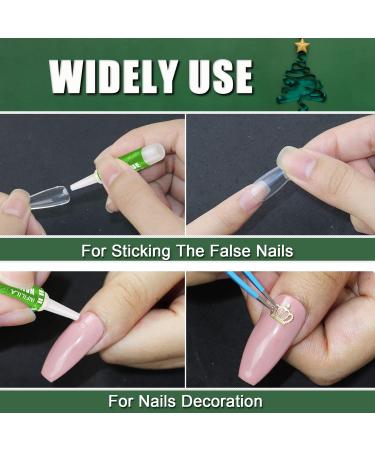 Infilila Professional Nail Glue for Acrylic Nails - Long Lasting & Strong Adhesive - 12PCS 0.07oz/Pcs - Buy Online on GoSupps.com