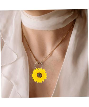 Gadpiparty 10pcs key chain pendant floral decor flower pendants keychains cute flower earring charms key accessories bracelet keychain jewelry making charms Chain bag sunflower resin Assorted Color 4.75X4.75X0.78CM - Buy Online on GoSupps.com