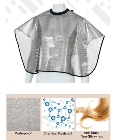 Zhanmai 4-Piece Waterproof Hair Dye Cape Set | Salon Salon Capes for Hair Stylist & Barber | Perfect for Hair Coloring & Cutting | Beauty Apron for Professionals - Buy Online on GoSupps.com