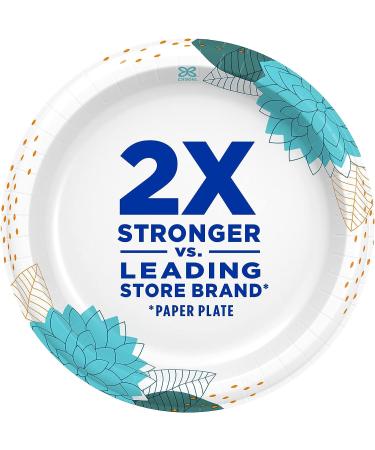 Dixie 8-inch Printed Disposable Paper Plates - 90 Count Pack, Lunch/Dinner Size - Packaging & Design Varies - Buy Online on GoSupps.com