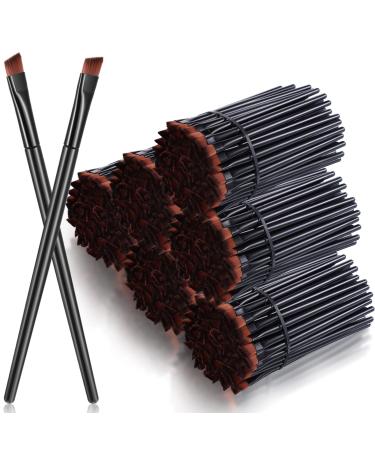 300 Pcs Disposable Eye Brow Brush Multi Function Eyebrow Brush Cosmetic Brow Brushes for Eyebrows Portable Angled Eyebrow Brush Professional Brow Tint Brush Esthetician Supplies Bulk for Women Girls