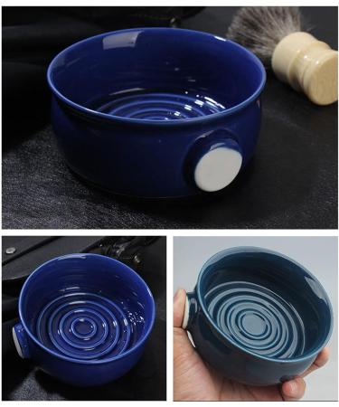Awydky Ceramic Shaving Bowl - Dark Blue & Wide Mouth Design | Perfect for Men s Cream Shaving International Shipping Available - Buy Online on GoSupps.com