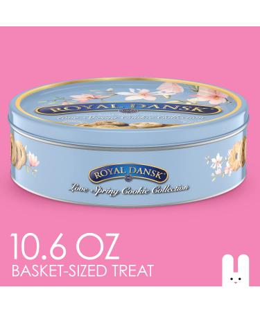 Royal Dansk Love Spring Cookie Collection - Salted Caramel, Vanilla, Lemon Lavender Butter Cookies - Easter Assorted Variety Tin - 10.6 oz - Buy Online on GoSupps.com