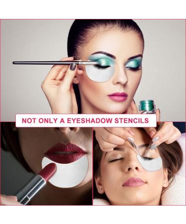 200 Pcs Eyeshadow Gel Pads & Stencils - Eye Gel Pads for Eyelash Extensions & Makeup - Facial Color Sponge Pack - Buy Online on GoSupps.com