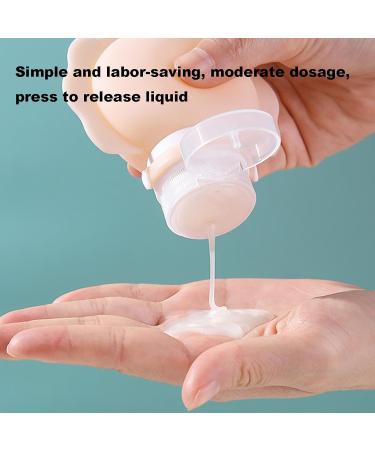 Refillable Silicone Travel Bottle Travel Containers - Portable Cosmetic Container Kits Leak-Proof for Family Friends Colleagues - Buy Online on GoSupps.com