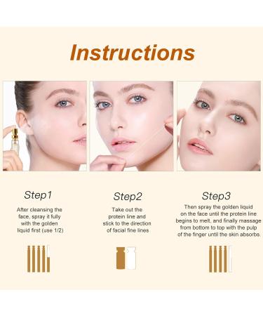 JINGAN Elevation Hilprotein | OrHilos Soluble Protein Combination | 5 Essences and 2 Protein Threads for Dry Skin Moisturizing Firming Adapts - Buy Online on GoSupps.com