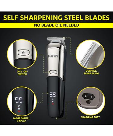Haky Hair Trimmer Kit for Men - 6-in-1 Professional Grooming & Barber Clippers | International Shipping Available - Buy Online on GoSupps.com