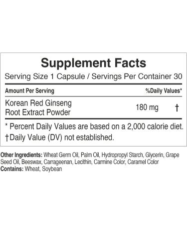 CheongKwanJang Korean Red Ginseng Capsule Plus Extract - 30 Capsules - Buy Online on GoSupps.com