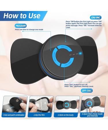 Keecham Tens Unit: Back Pain Relief Muscle Stimulator | Fast & Effective Pain Relief - Buy Online on GoSupps.com