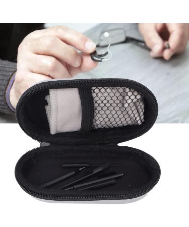 Hearing Aid Amplifier Cleaning Tools Kit with Small Brush, Clean Needles, and Cloth - Includes Case - Ear Cleaning Accessories - Buy Online on GoSupps.com