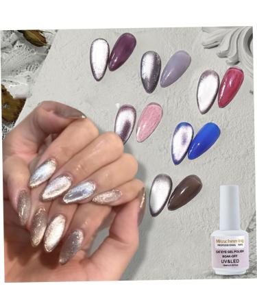 FOYTOKI 3 Pcs Nail Polish Chameleon Cat Eye UV Polish Gel UV LED Nail Gel Polish Manicure Accessories - Buy Online on GoSupps.com