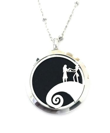 FIKA Jack Skellington Car Air Freshener & Necklace - Aromatherapy Diffuser for Travel | The Nightmare Before Christmas - Buy Online on GoSupps.com