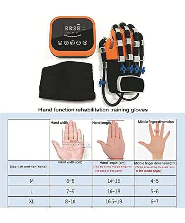 Electric Hand Training Finger Rehabilitation Robot Gloves for Training Finger Flexion Correction Finger Extension Exercise for Stroke Hemiplegia Patients Right Hand M 69Tranquillity - Buy Online on GoSupps.com