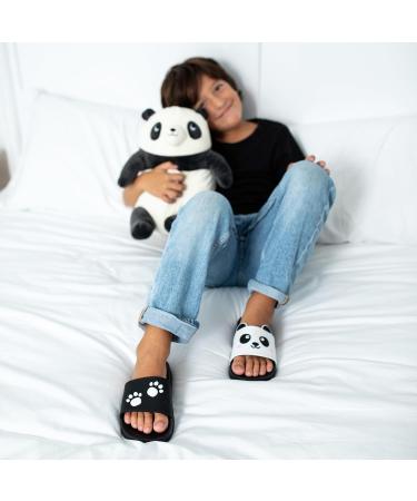 Shop Dedoles Fun Bathing Shoes - Unique Designs: Coffee Cat Pizza & More | Panda Paw Size 31 EU - Perfect Gift! - Buy Online on GoSupps.com