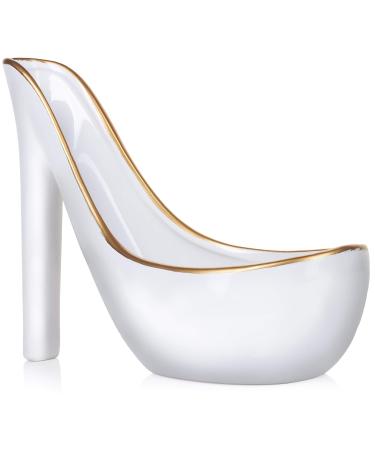 BRUBAKER Luxury Vanilla Spa Beauty Set | 6-Piece Bath & Shower Gift Set in Ceramic Stiletto White Gold | International Shipping Available - Buy Online on GoSupps.com