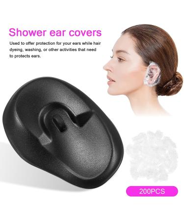 KALLORY 200Pcs Shower Ear Covers + 6Pcs Hair Dye Protectors - Salon & Home Use - Buy Online on GoSupps.com