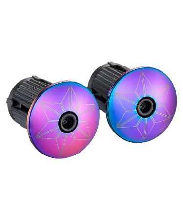 Supacaz Super Sticky Kush Star Fade Bling Oil Slick Handlebar Tape with Plugs - Buy Online on GoSupps.com
