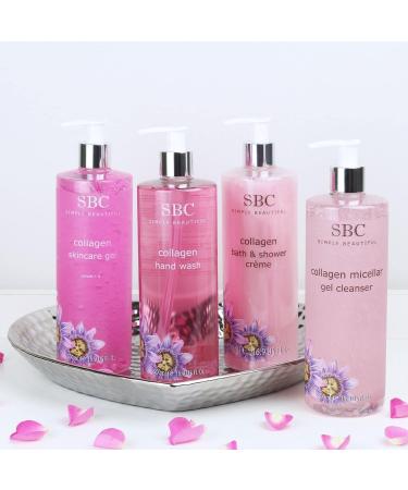 SBC Skincare Hydra-Collagen Moisturising Gel - 100ml | Anti-Ageing Collagen Face & Body Gel | Oil-Free Lightweight Moisturiser | Collagen Skincare Lotion - Buy Online on GoSupps.com