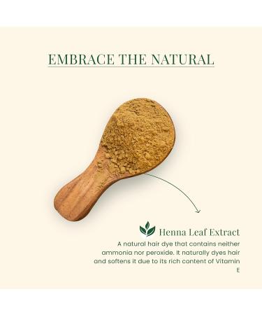 Ayurvedic Natural Hair Colour - Henna Leaf Powder for Reddish Brown Hair | Softening & Dyeing | 100g - Ideal for All Hair Types - Buy Online on GoSupps.com