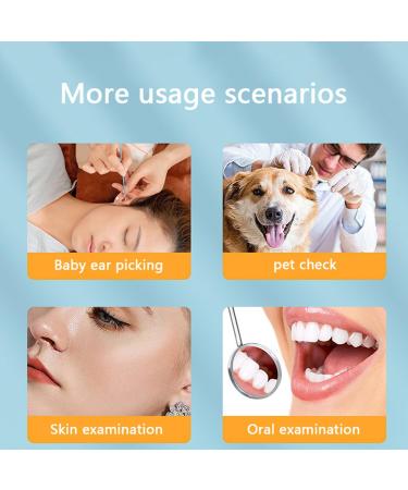 Buy Ear Wax Removal Kit - 1920P FHD Otoscope Camera with LED Lights for Adults Kids & Pets | Effective Ear Cleaner Tool - Buy Online on GoSupps.com