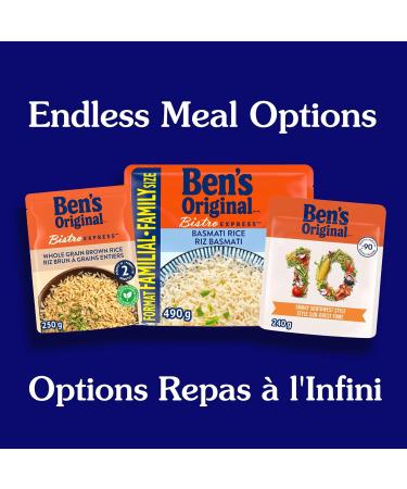 BEN'S ORIGINAL BISTRO EXPRESS Whole Grain Brown Rice Side Dish 250g Pouch - Buy Online on GoSupps.com