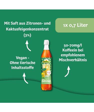 Pfanner Green Lemon Cactus Fig Syrup 700ml | Makes 7+ Liters Iced Tea | Premium Beverage Syrup - Buy Online on GoSupps.com