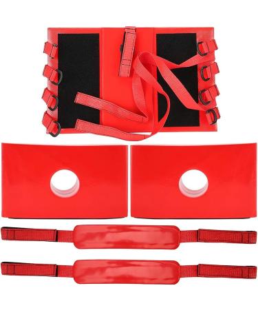 Spine Board Head Immobilizer Medical Emergency Head Immobilizer with Large Round Ear Holes and 2 Chin Straps 0.04m Large Displacement Enough Support and Reduce Transport Pain for Hospital - Buy Online on GoSupps.com