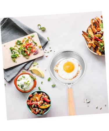 IMIKEYA Stainless Steel Pot Non Stick Fry Pan Griddle Honeycomb Fry Pan Non Stick Honeycomb Frying Pans Small Frying Pan Breakfast Pan Kitchen Pan Wood Egg Cooking Utensils - Buy Online on GoSupps.com