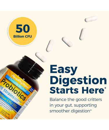 NewRhythm Probiotic Bundle: Complete Digestive Health + Menopause Relief with Black Cohosh Prebiotics 20 Strains Targeted Release Technology Non-GMO 90 Total Capsules - Buy Online on GoSupps.com