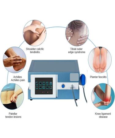 Acoustic Shockwave Therapy Device for Pain Relief - ED Shockwave Machine for Back, Waist, Leg Pain - Blue2 - Buy Online on GoSupps.com